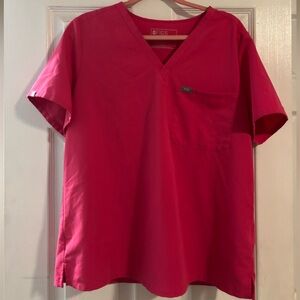 Women’s shocking pink figs set